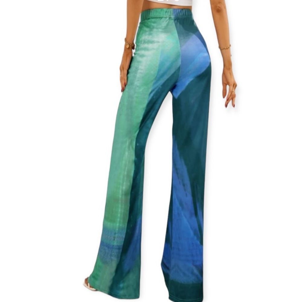 Shein Pants Tie Dye Flare Leg sz M